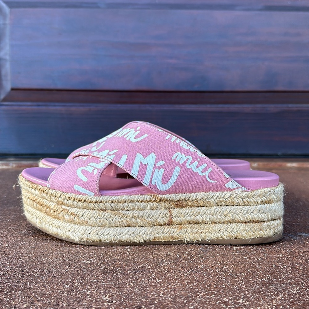 Miu Miu Platform Espadrilles - image 4